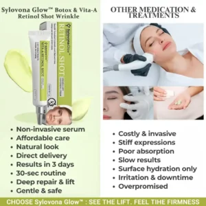 Sylovona Glow Vita-A Retinol Shot Wrinkle-Lift Tightening Cream