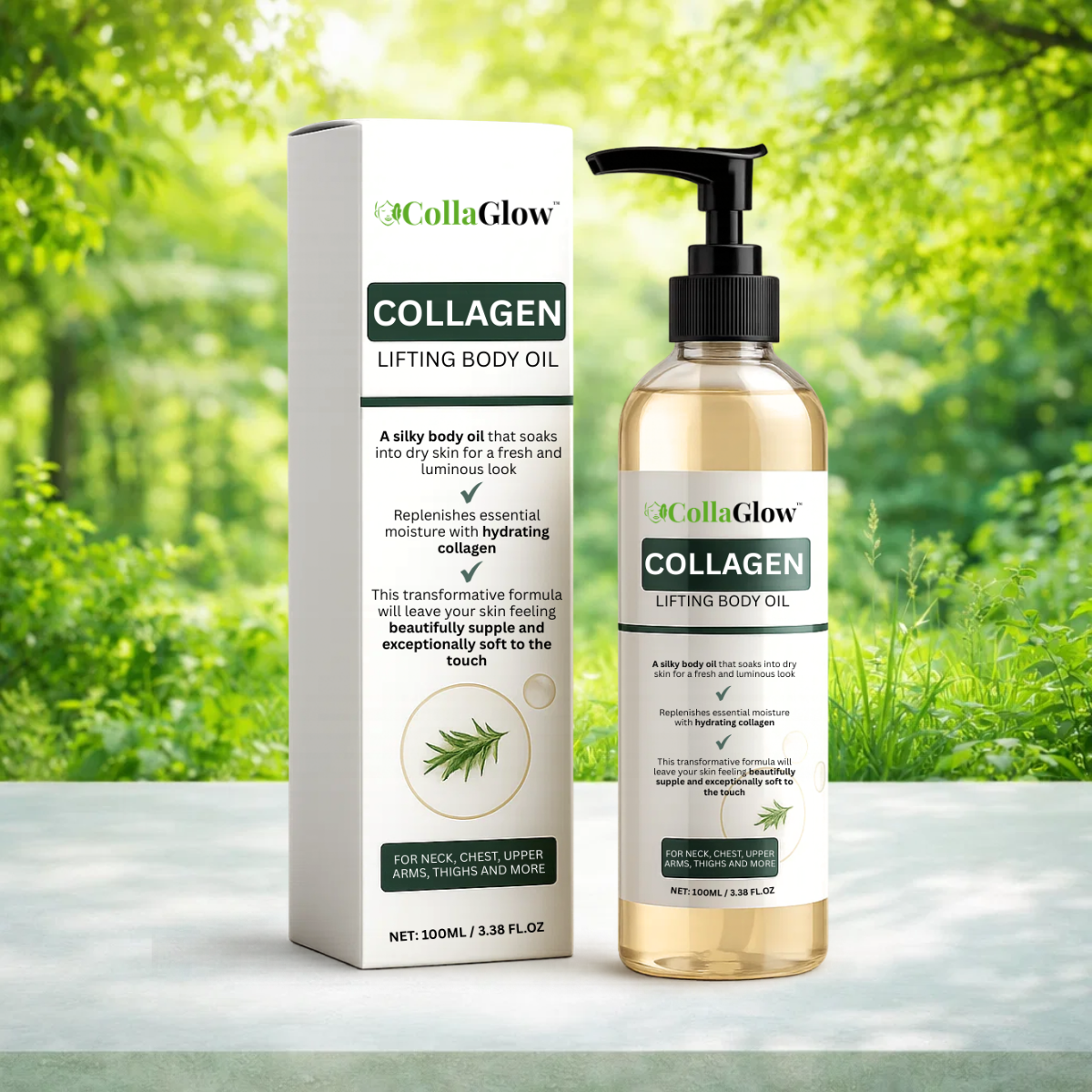 CollaGlow™ Collagen Oil | Tightens and lifts sagging skin by 98% within 24 hours