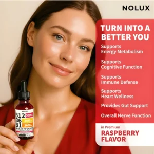 Extra Strength Nolux B12 B6 B1 niacin Folate Liquid