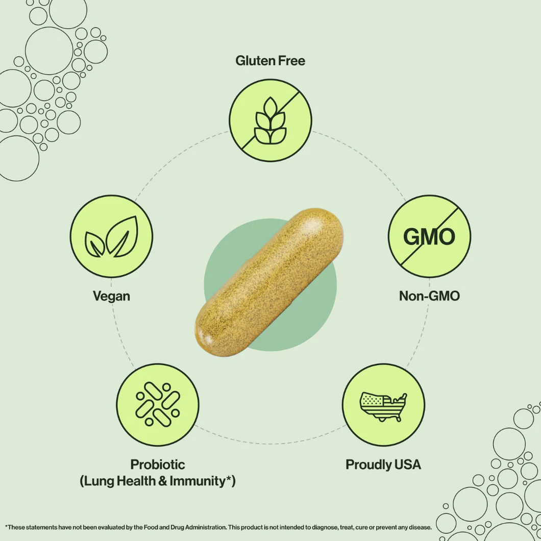 EverNatureCure Lung Support Probiotics
