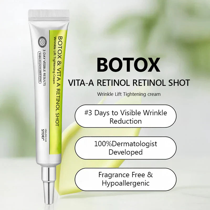 STDEI® BOTOX & VITA A RETINOL SHOT Wrinkle Lift Tightening Cream