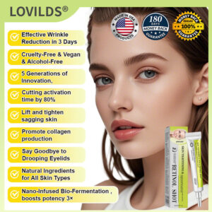 LOVILDS® Skin Tightening & Vita-A Retinol Retinol shot Anti-Wrinkle Firming Tightening cream