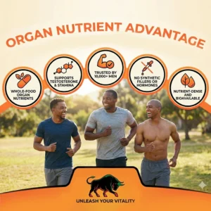 Vital Verve Grassfed Beef Organ Complex Dietary Supplement