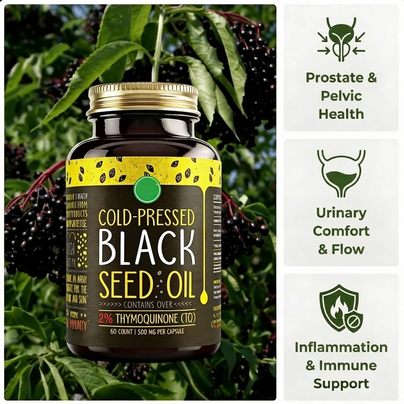 Cold-Pressed Black Seed Oil with