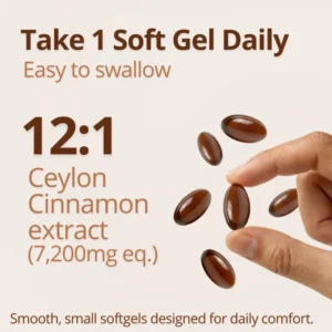 Metabolae Ceylon Cinnamon 7200mg Equivalent with MCT Oil