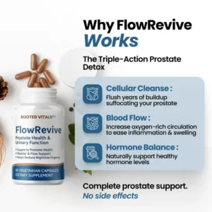 Rooted Vitals FlowRevive Prostate Health & Urinary Function