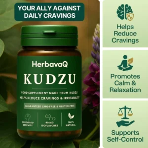 HerbavaQ Kudzu Food Supplement for Cravings and Serenity