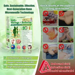 Amzkeep NAD+ Moringa Berberine AMPK Support Patch