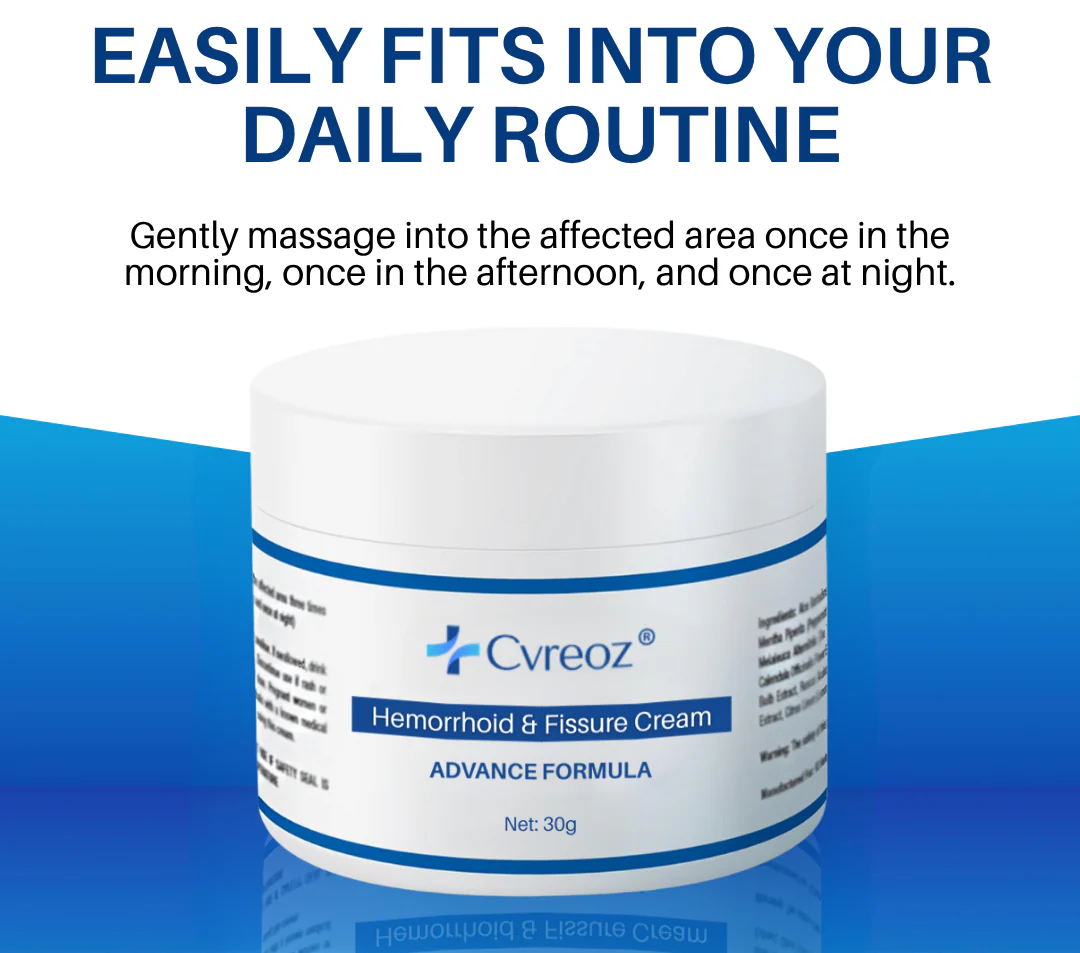 Cvreoz Hemorrhoid & Fissure Cream Advance Formula