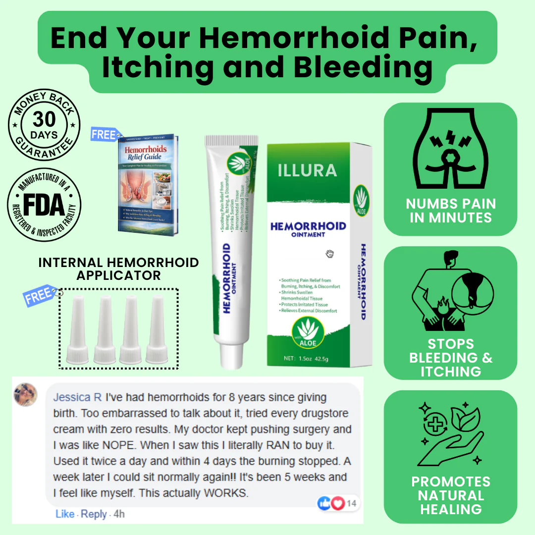 Illura Hemorrhoid Ointment with Aloe