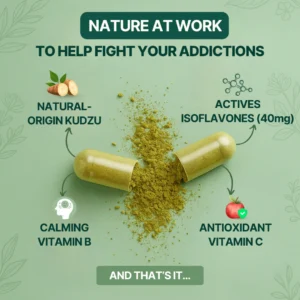 HerbavaQ Kudzu Food Supplement for Cravings and Serenity