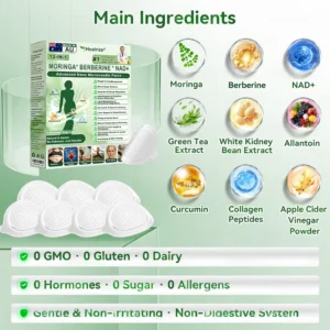 Healrize 12-in-1 Moringa Berberine NAD+ Patch