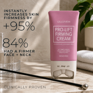 Celestvéra, Celestvéra Pro-Lift Firming Cream, neck firming cream, neck lift roller cream, firming neck cream, sagging skin treatment, crepey skin cream, neck massage roller, AH-8 hexapeptide, peptide neck cream, tighten neck skin, jawline firming cream, décolletage cream, anti aging neck care, at home neck lift, best cream for neck lines, cooling skin roller, hydrating neck treatment, niacinamide neck cream, firming skin ritual, smooth neck texture, youthful neckline, non greasy neck cream, skincare for mature skin, daily neck firming