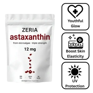 Zeria Astaxanthin from Microalgae Triple Strength