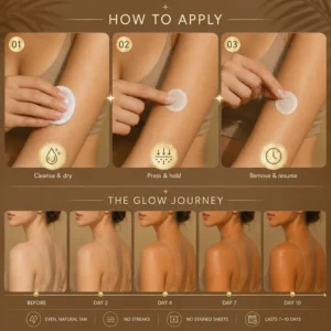 BODILIGHHT Tanning Microneedle Patches