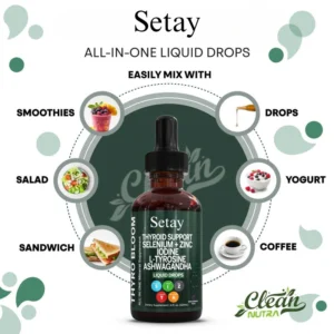Setay Thyro Bloom Thyroid Support Liquid Drops