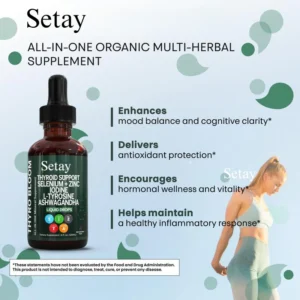 Setay Thyro Bloom Thyroid Support Liquid Drops
