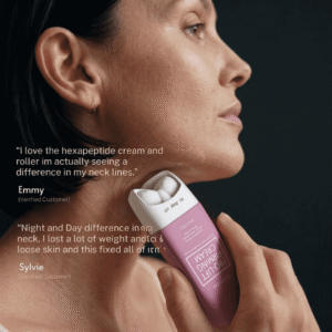 Celestvéra, Celestvéra Pro-Lift Firming Cream, neck firming cream, neck lift roller cream, firming neck cream, sagging skin treatment, crepey skin cream, neck massage roller, AH-8 hexapeptide, peptide neck cream, tighten neck skin, jawline firming cream, décolletage cream, anti aging neck care, at home neck lift, best cream for neck lines, cooling skin roller, hydrating neck treatment, niacinamide neck cream, firming skin ritual, smooth neck texture, youthful neckline, non greasy neck cream, skincare for mature skin, daily neck firming