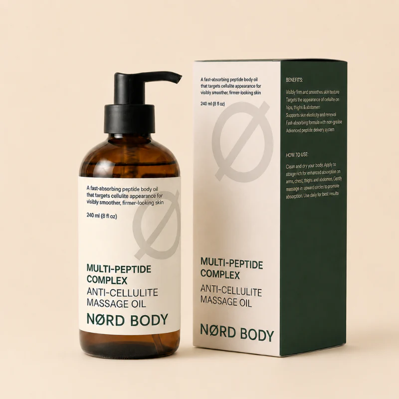 Nørd Body Multi-Peptide Anti-Cellulite Massage Oil