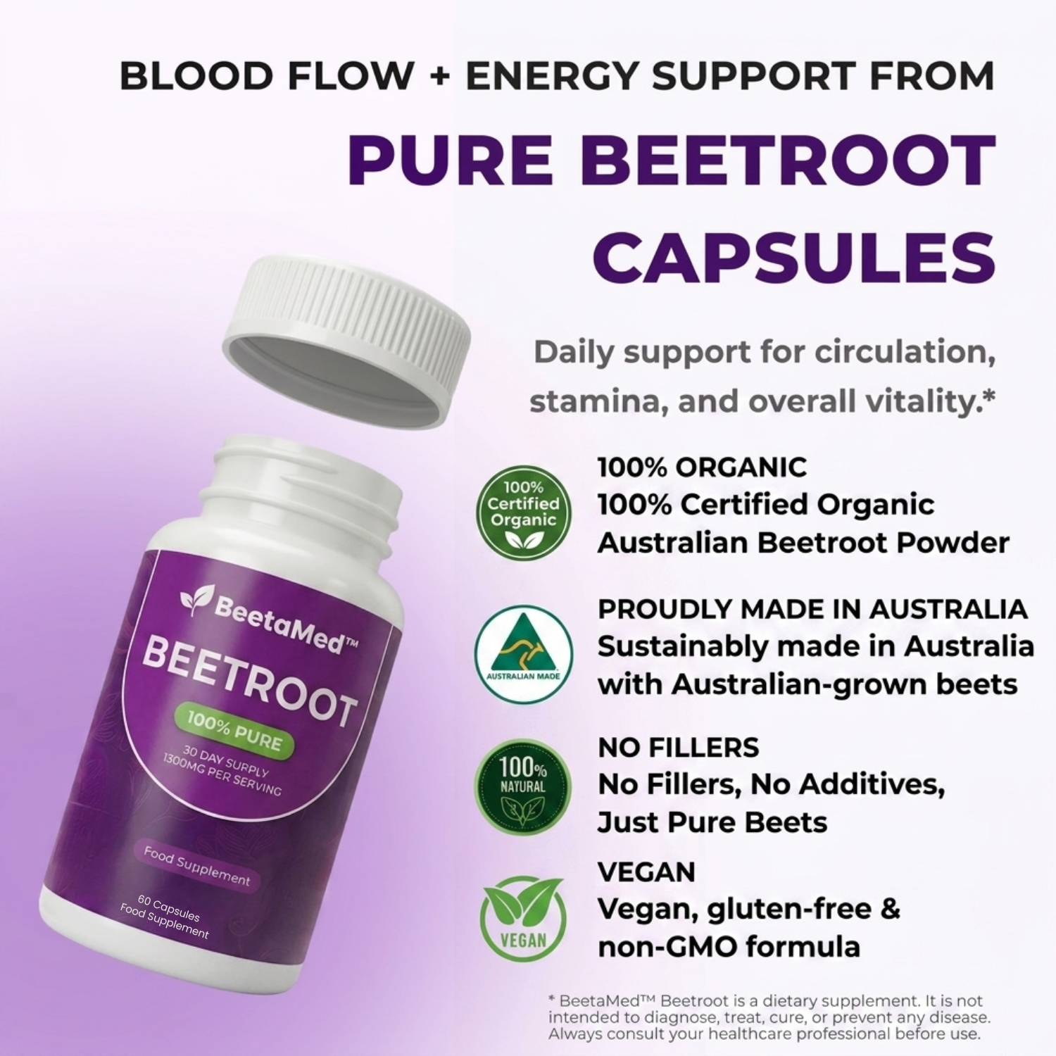 BeetaMed™ Beetroot Capsules
