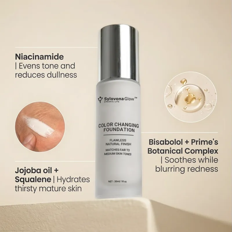 Sylovona Glow Color Changing Foundation