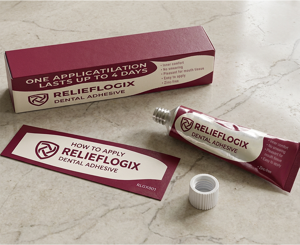 Relieflogix Denture Adhesive
