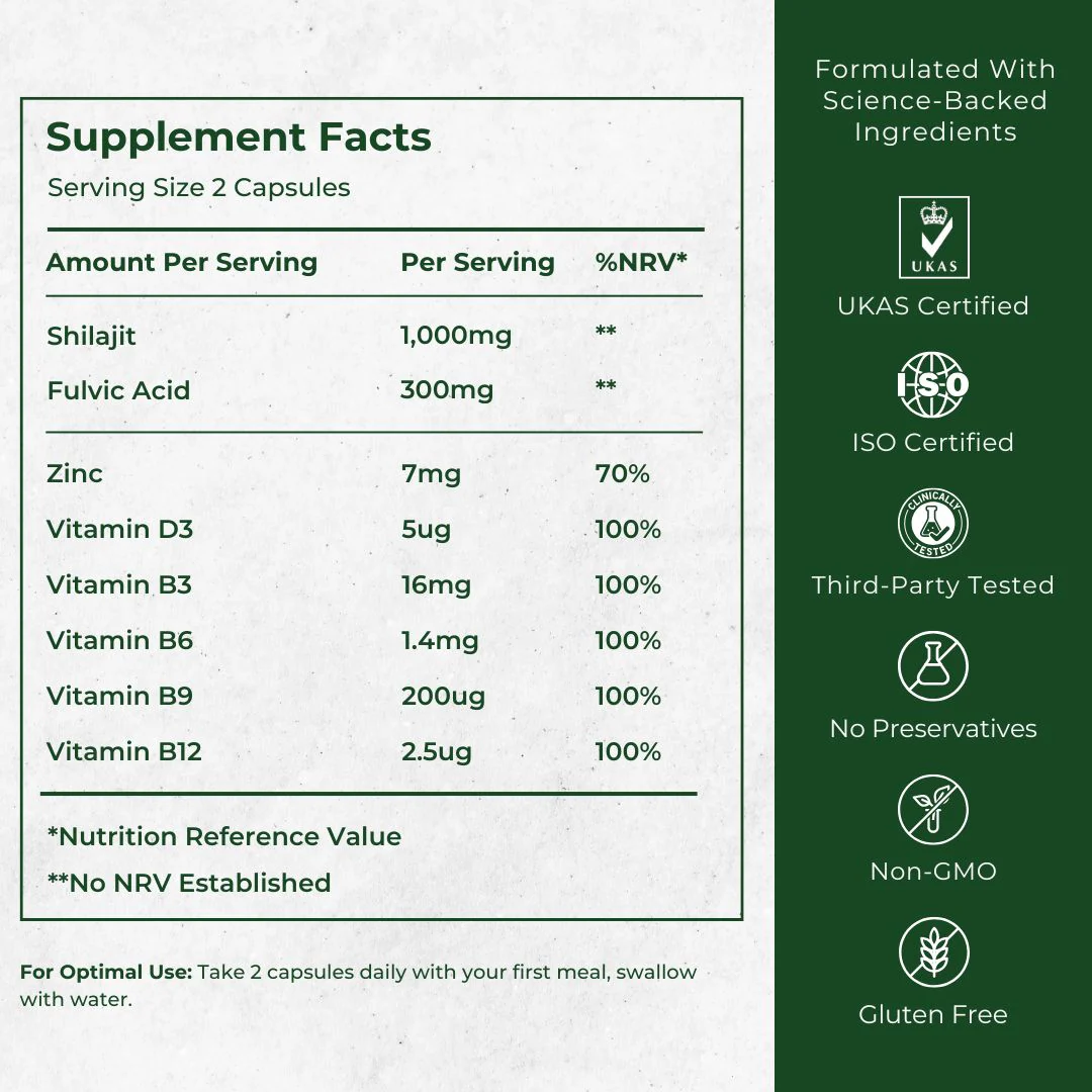 Matter Himalayan Shilajit Fulvic Acid & Minerals