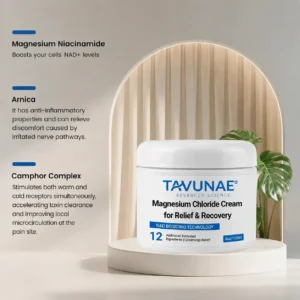 Tavunae Magnesium Chloride Cream Relief Recovery