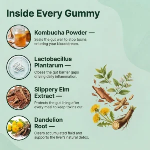 JevaWell Probiotic Kombucha Gummies