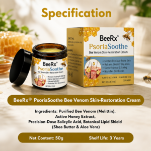 BeeRx® PsoriaSoothe Skin Care Cream